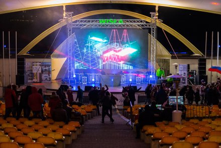 Strefa Kibica w wiślańskim amfiteatrze